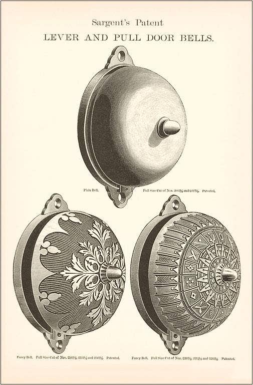 Found Image Press – wholesale Klistermärke – Klistermärke HD-09 Dörrklockor0