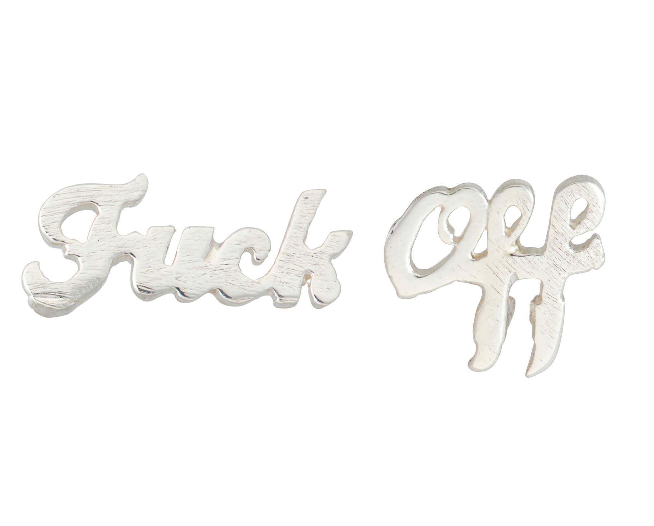 SNASH JEWELRY – wholesale Solitärörhängen – Fuck Off örhängen Studs0