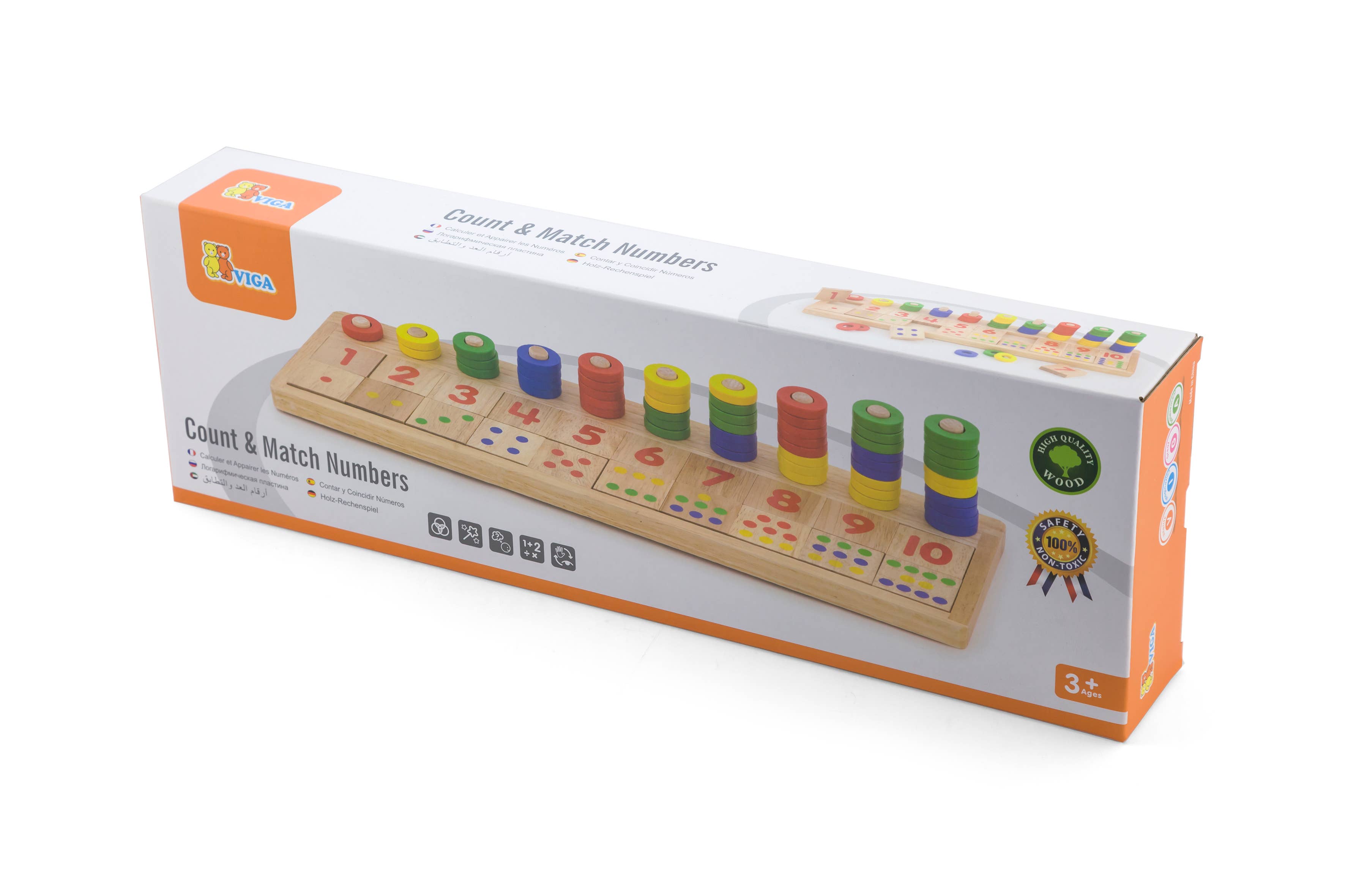 Trade Toys Limited - Wholesale Wood Toy - Kids - Viga Count & Match Number Game7