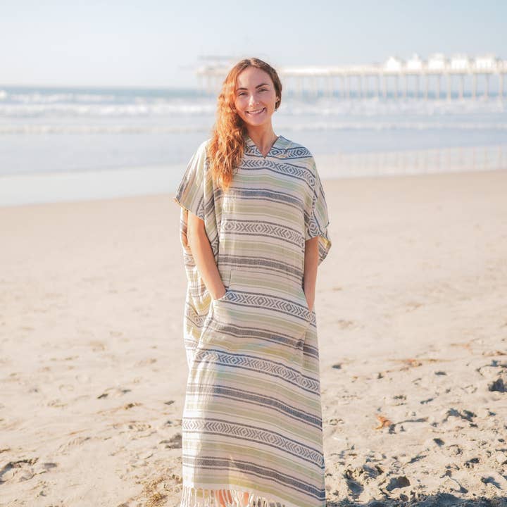 SANTA CRUZ COTTON PONCHO for wholesale by Basic Layers