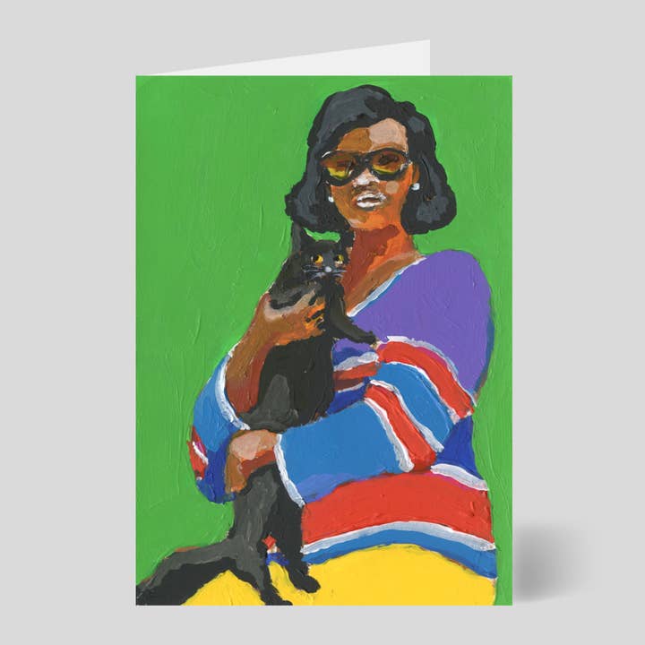 Alan Fears - The Cat's Whiskers for wholesale by Art on a Postcard