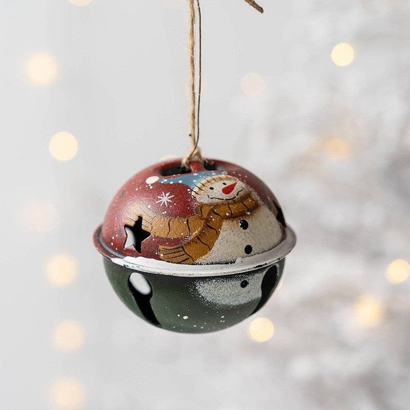 UZ Wholesale Store – Engroshandel Pynt – Retro distressed juleklokke dekorationer6