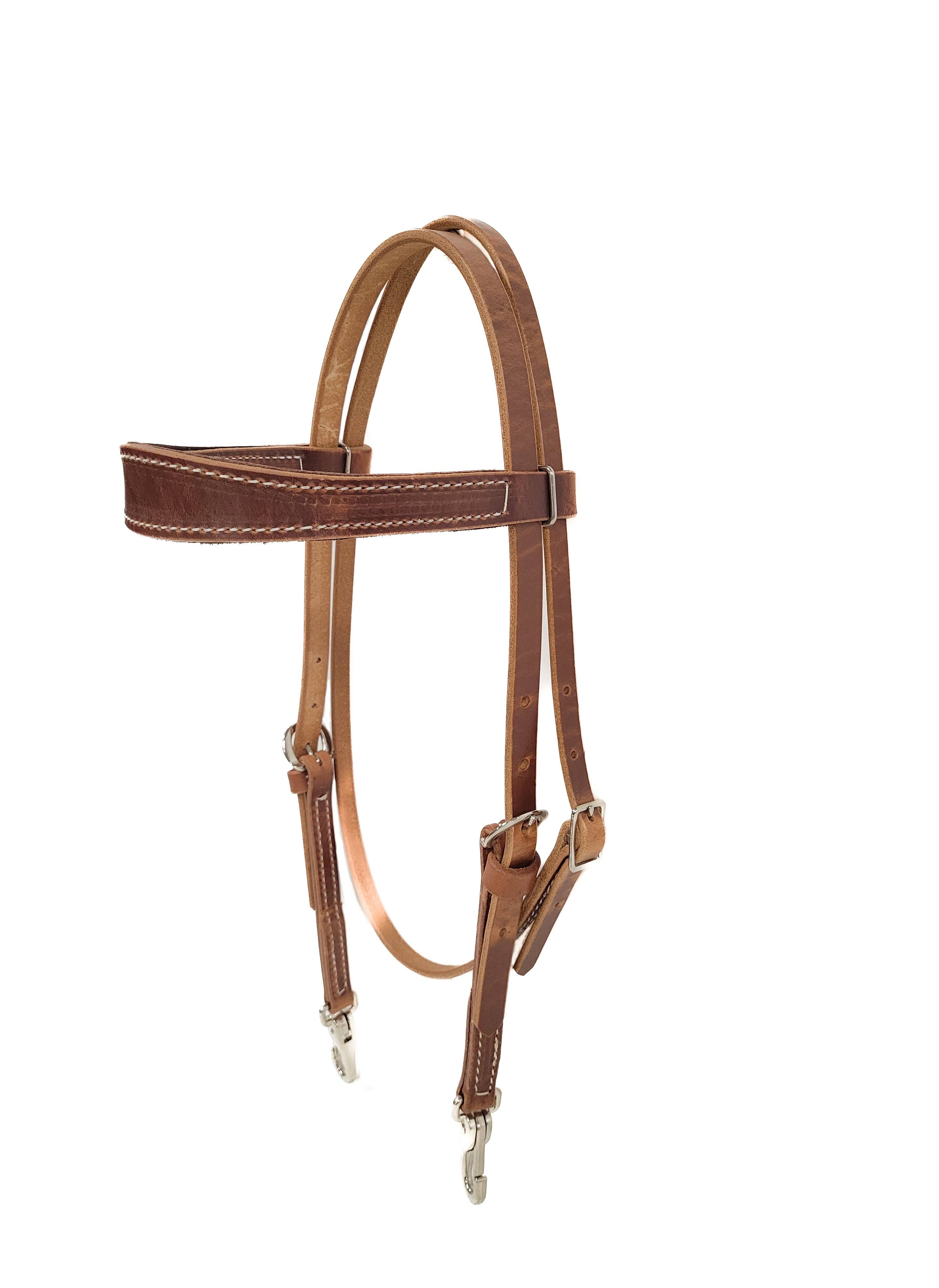 J Wayne Leather - Vendita all'ingrosso Attrezzatura da equitazione - Testiera svasata Brow1