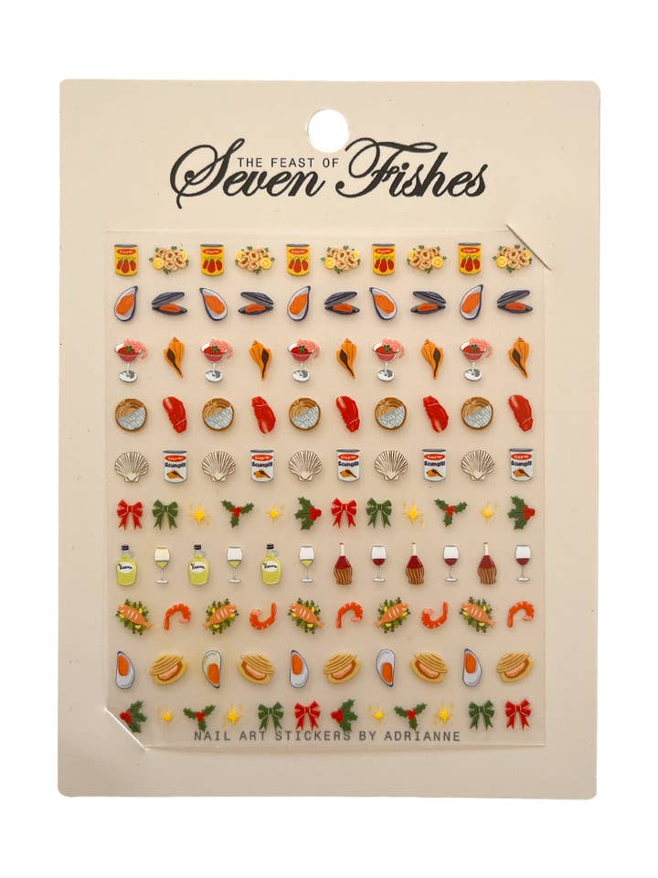 Seven Fishes Nail Decals for wholesale by Adrianne