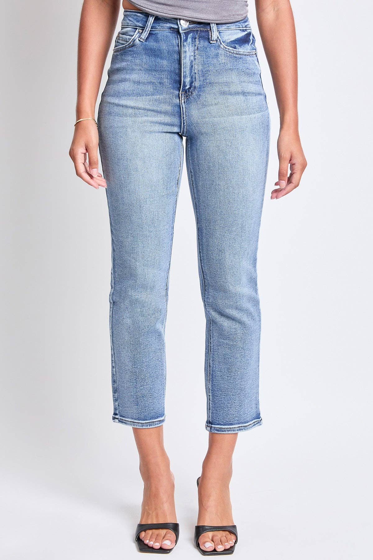 YMI - Wholesale Jeans - Women's - Luxe High Rise Vintage Stretch Straight Leg Jeans-P0271606