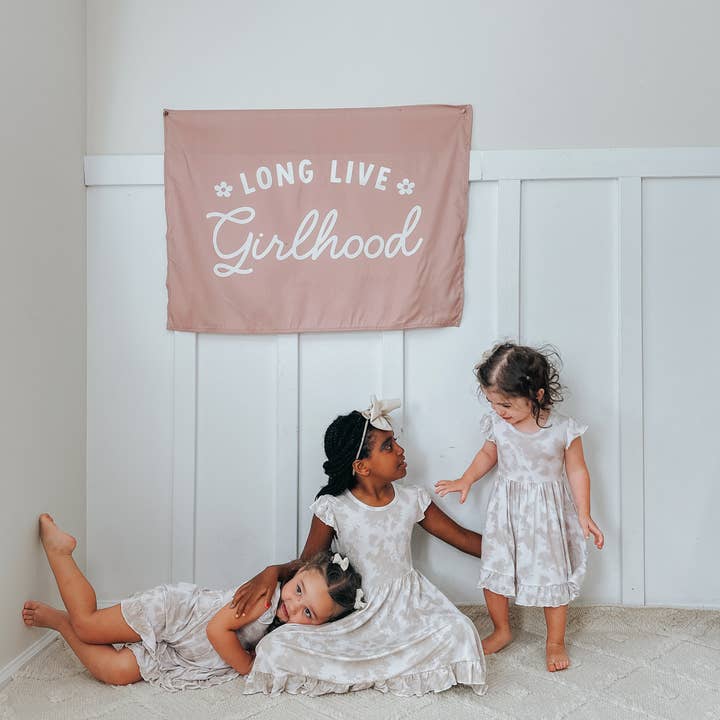 Cherrypick - Wholesale Banner - Kids & Baby - Long Live Girlhood Banner - Girl Room Wall Decor
