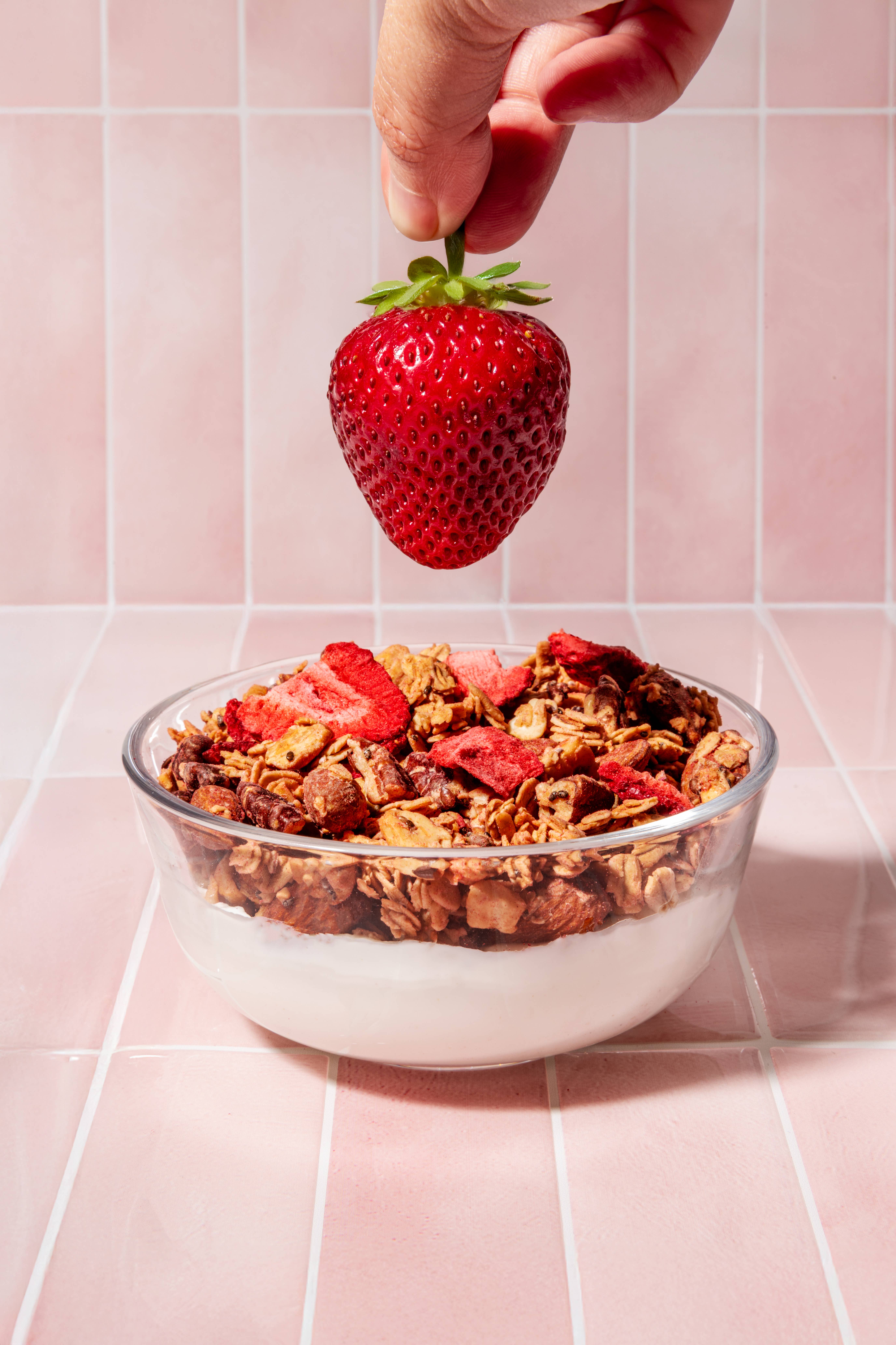 The Hampton Grocer Granola - Wholesale Granola - LIMITED BATCH: Vanilla Bean Strawberry Granola2