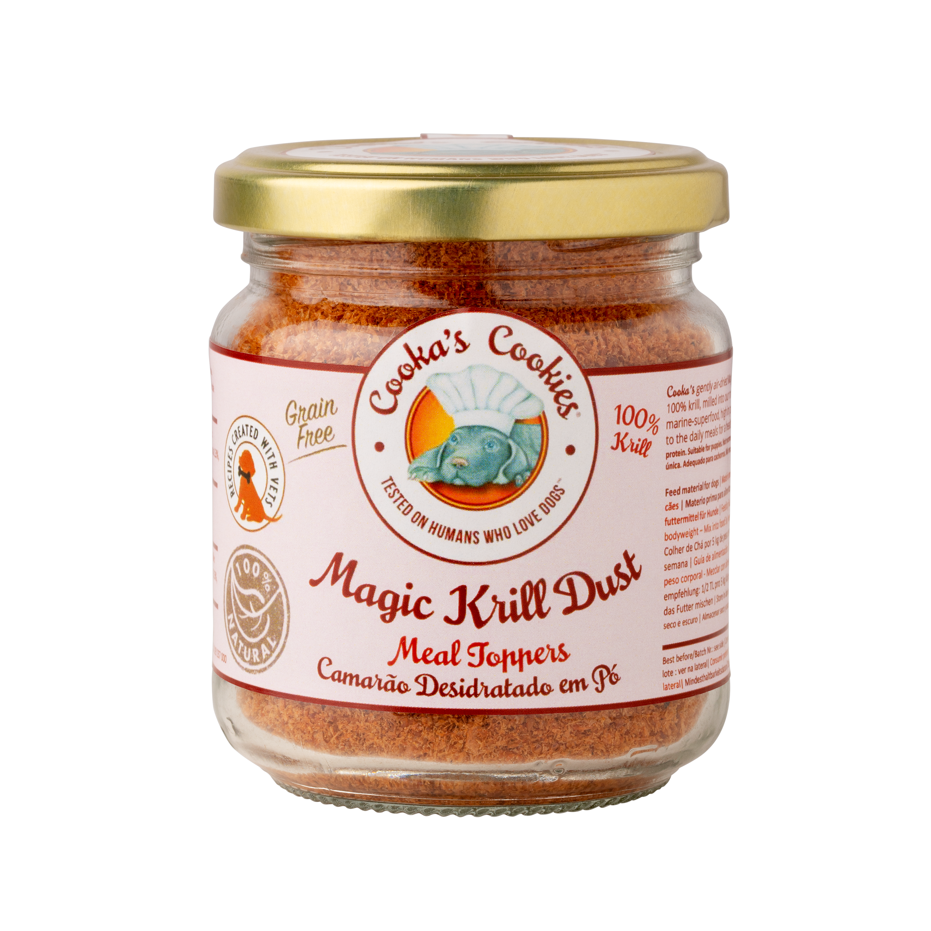 Belpharmed bv: Cooka's Cookies & Sensidog - Wholesale Pet Food - Dog - Krill Dust - Magic Meal Topper0