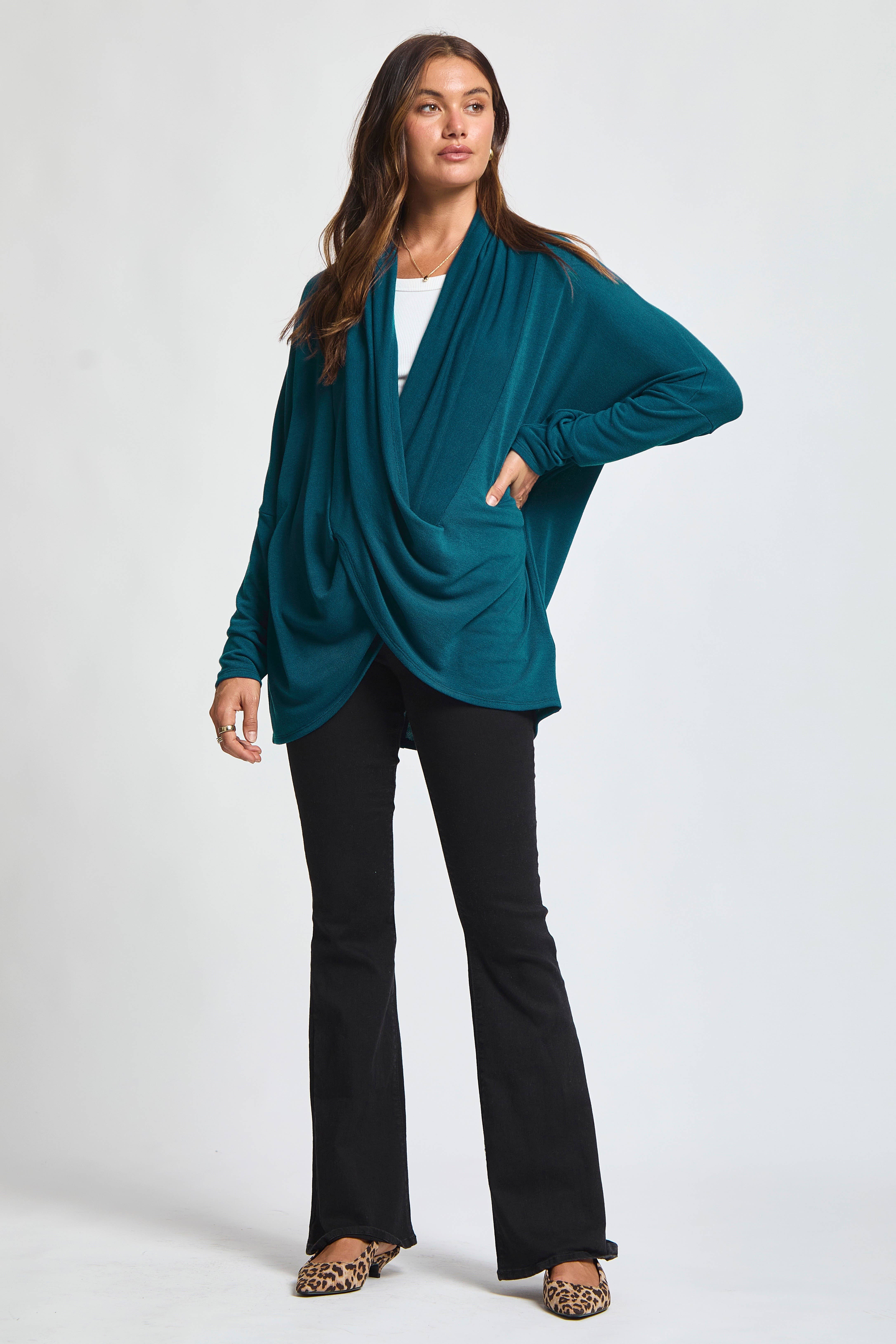 Dear Scarlett - Wholesale Tunic - Women's - Soft Drape Hacci Wrap1