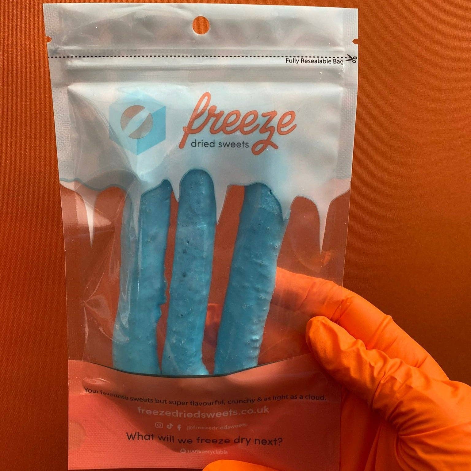 Freeze Dried Sweets – wholesale Boiled sweets – Tongue Painter Chew Bars Sour Raspberry - Freeze Dried Sweet0