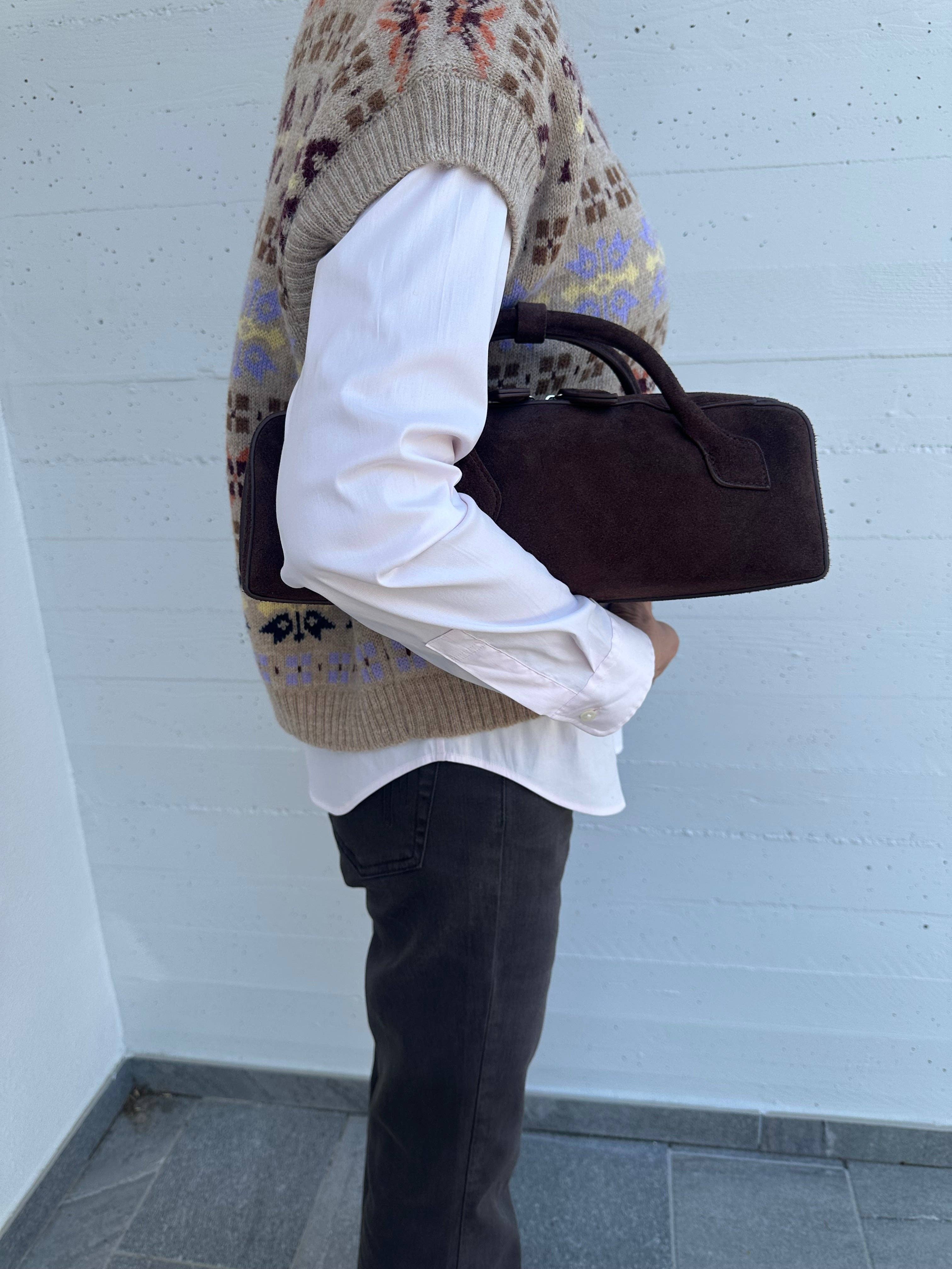 Zhade - Wholesale Schoudertas - Dames - ALIAH - suède4