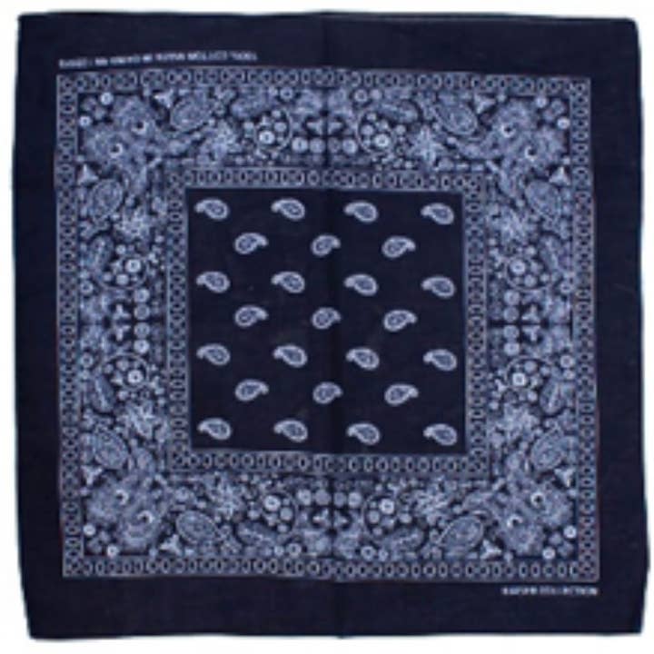 100% COTTON BANDANA 22 X 22 IN , ban 600d for wholesale by JOIA ACCESSORIES