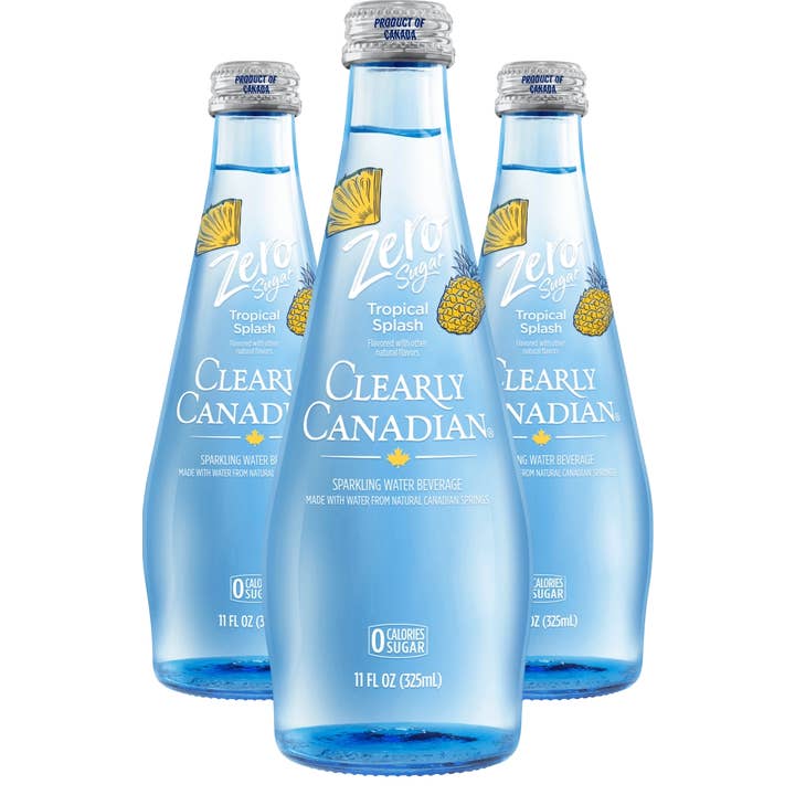 Clearly Canadian Sparkling Water - Wholesale Sparkling Water - Zero Sugar Tropical Splash Sparkling Water