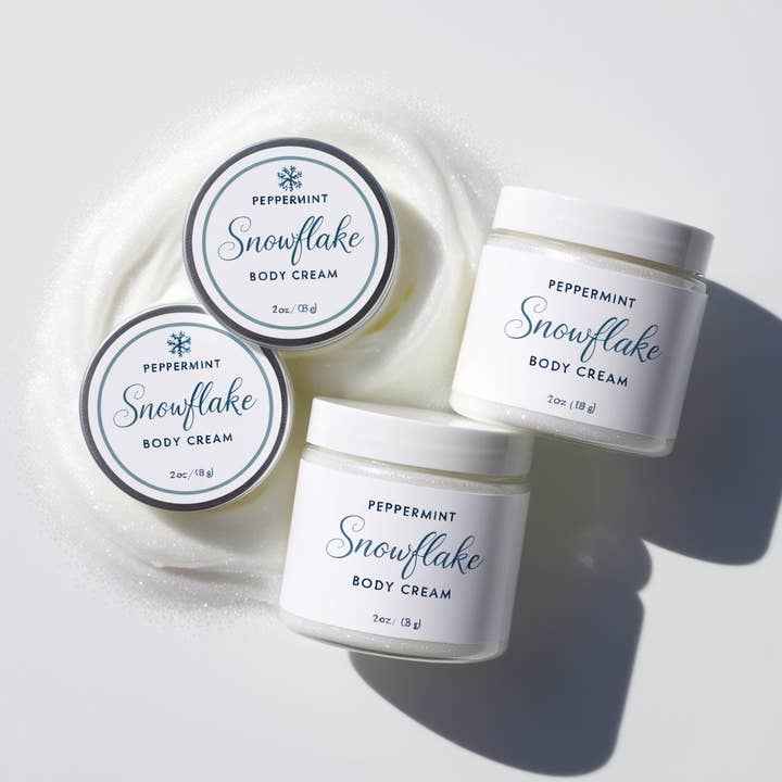 Beautique Goals - Wholesale Body Balm/Butter - Peppermint Snowflake Body Cream2