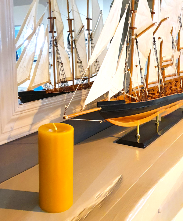 BEE Zero Waste - Vente Bougies piliers - Cire d'abeille - Bougies pilier7