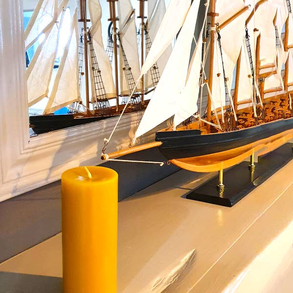 BEE Zero Waste - Vente Bougies piliers - Cire d'abeille - Bougies pilier7