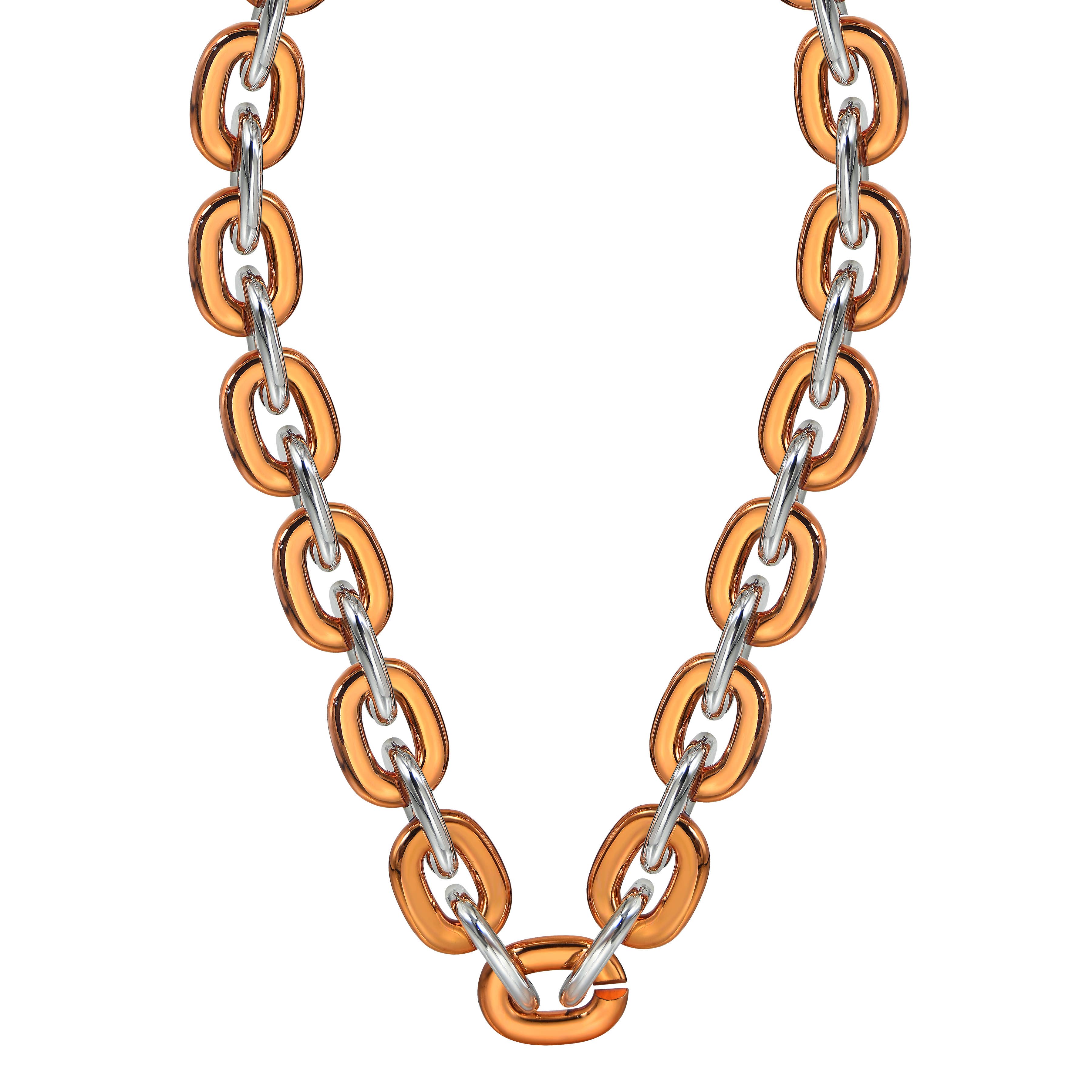 Simran International - Wholesale Link & Chain Necklace - Jumbo Fan Chain Necklace21