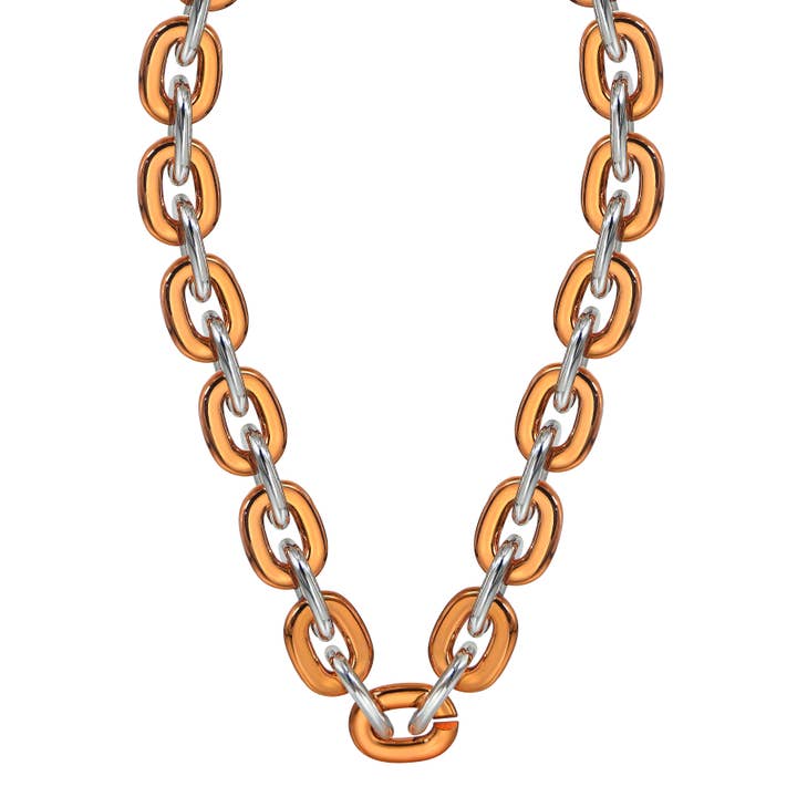 Simran International - Wholesale Link & Chain Necklace - Jumbo Fan Chain Necklace21