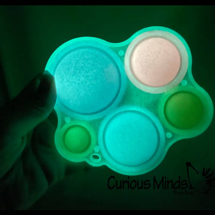 1 Glow in the Dark Hard Shell Multi Bubble Toddler to Adult for wholesale by Curious Minds Toys