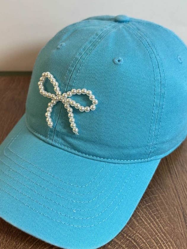 Bow baseball cap for wholesale by Miss Sparkling