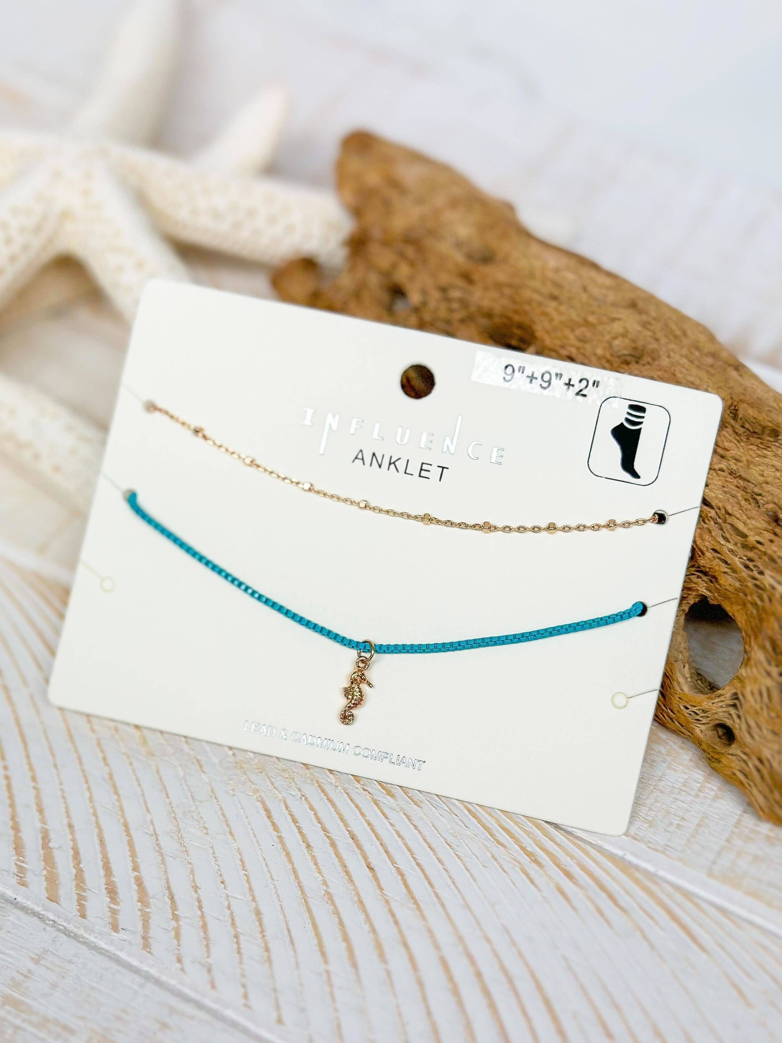 Prep Obsessed Wholesale - Wholesale Anklet - Sea Life Ankle Bracelet Sets