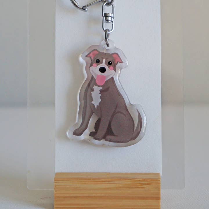kiwi & WILLOW - Wholesale Keychain - Unisex - Pitbull Epoxy Keychain8