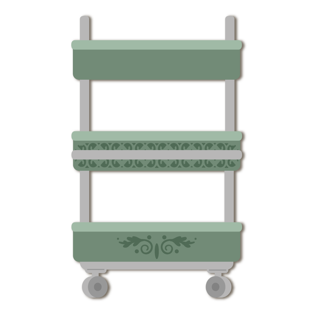 Honey Bee Stamps - Wholesale DIY Craft Kit - Lovely Layers: Craft Cart - Honey Cuts - Stand-Alone Dies0