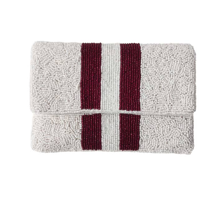 HAIL STATE BEADED MINI CLUTCH for wholesale by Pizzazz, Inc.