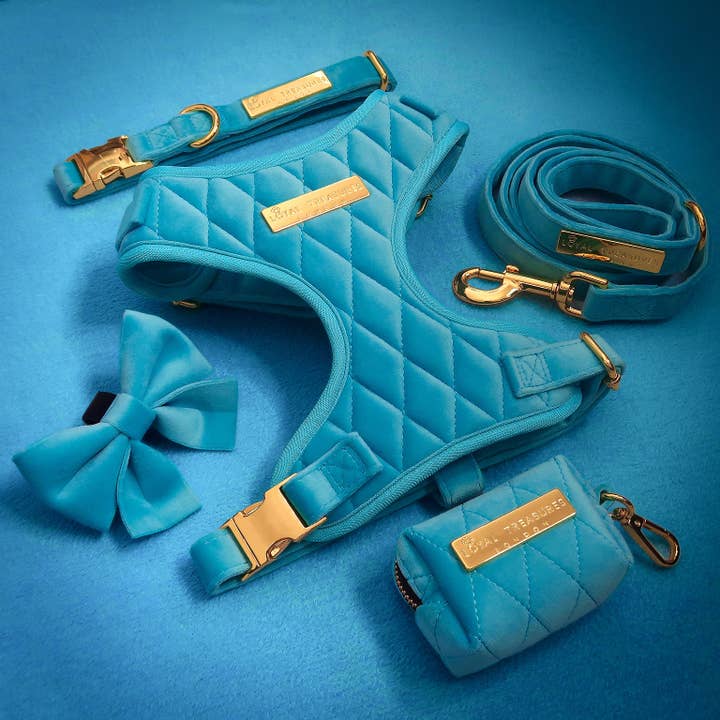 Crystal Blue Velvet - Build Your Own Harness Bundle for wholesale by Loyal Treasures