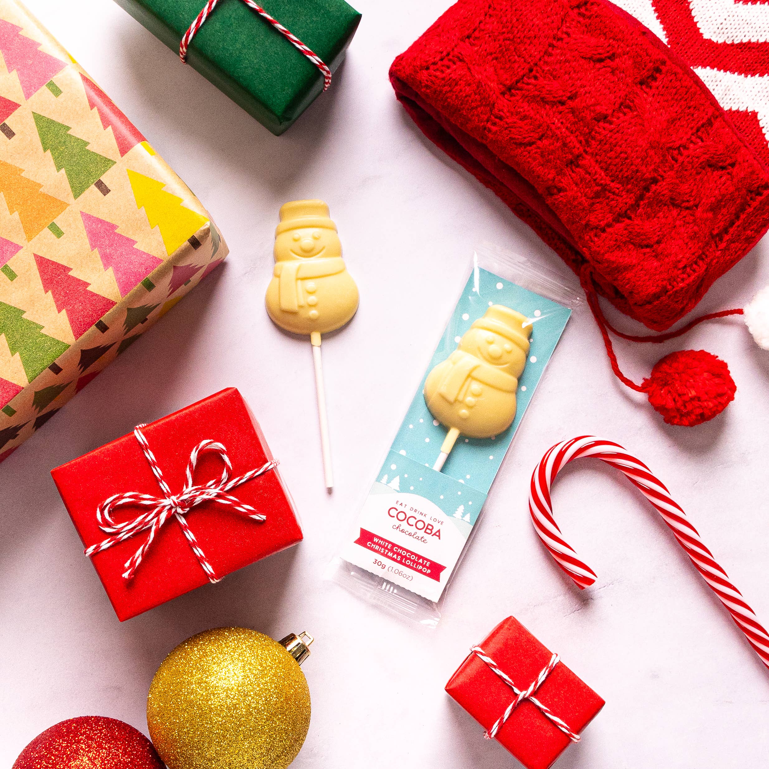 Cocoba - Wholesale Lollipop - Mixed Case of Christmas Lollipops - Santa, Reindeer, Snowman7