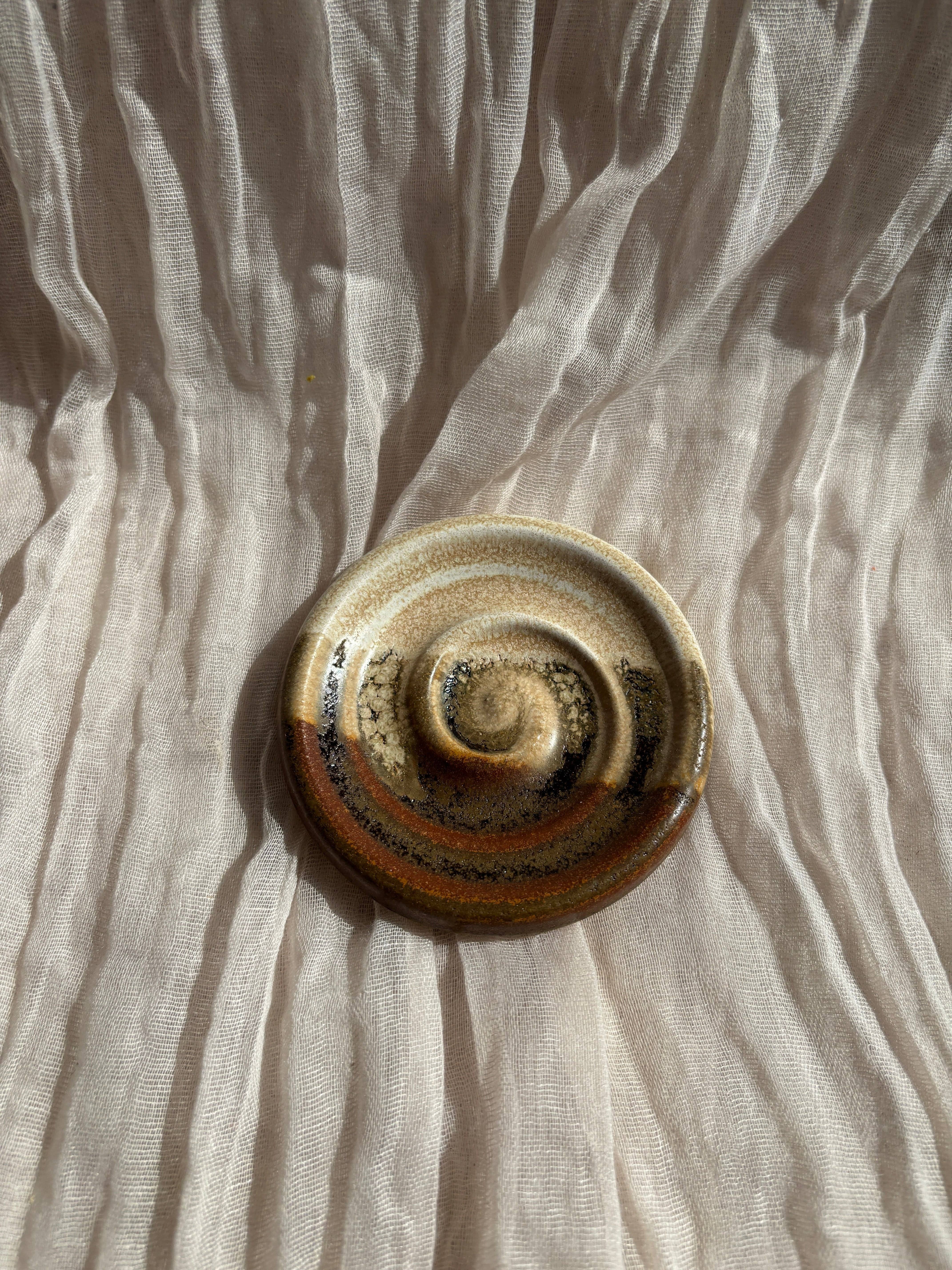 Charlotte Manser Ceramics - Wholesale Bath Soap Dish - Sandstorm Mini Soap Dish0