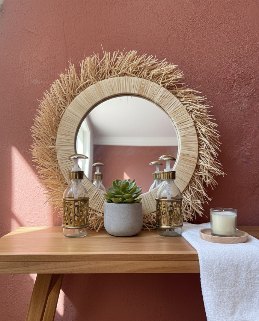 High crafty – wholesale Soap dispenser – Handmade Moroccan Glass Soap Dispenser with Brass Detail 4