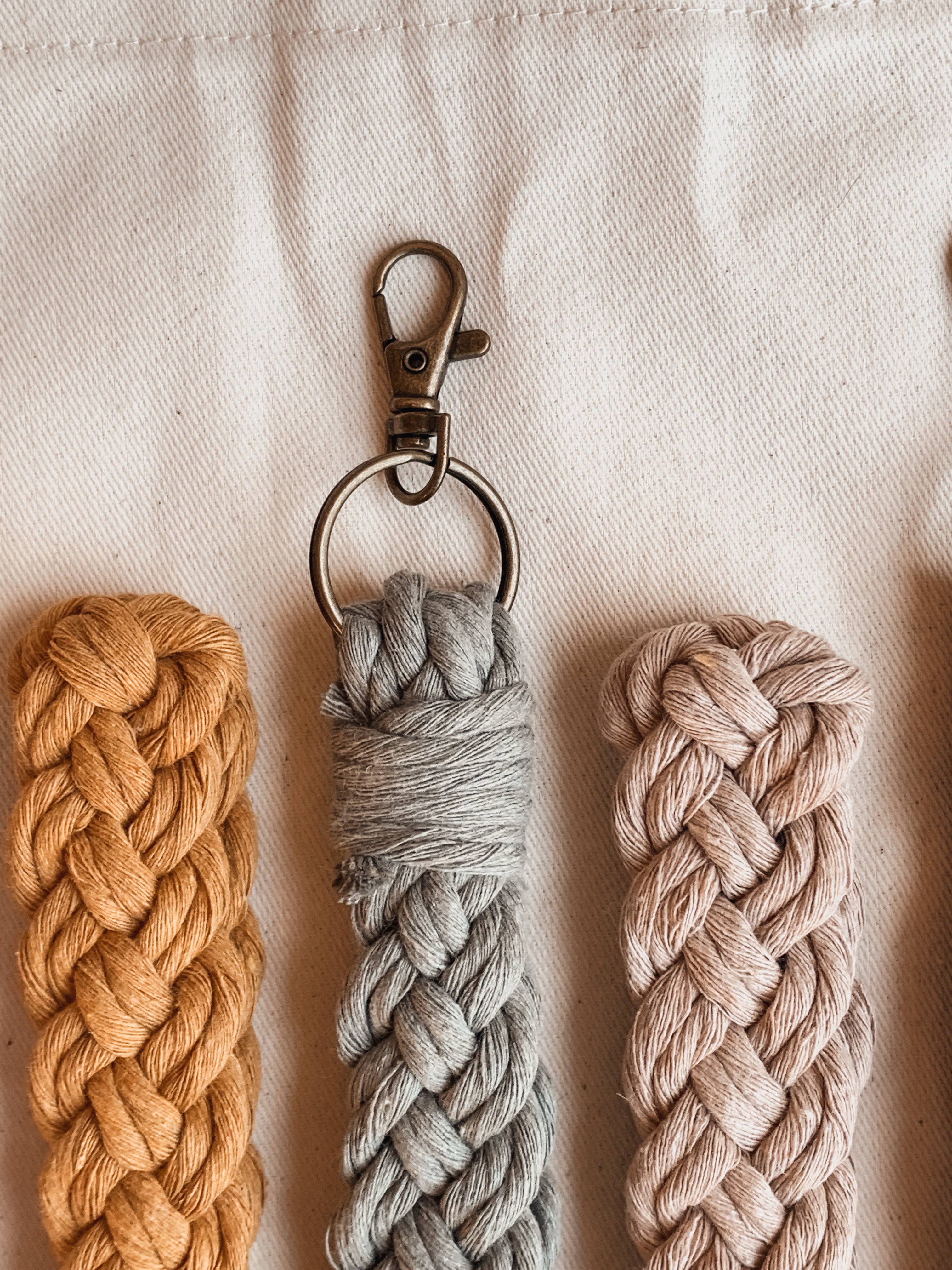 Offhand Fibers - Wholesale Keychain - Women's - Braided Wristlet Keychain - Everyday Accessories, Gifts3