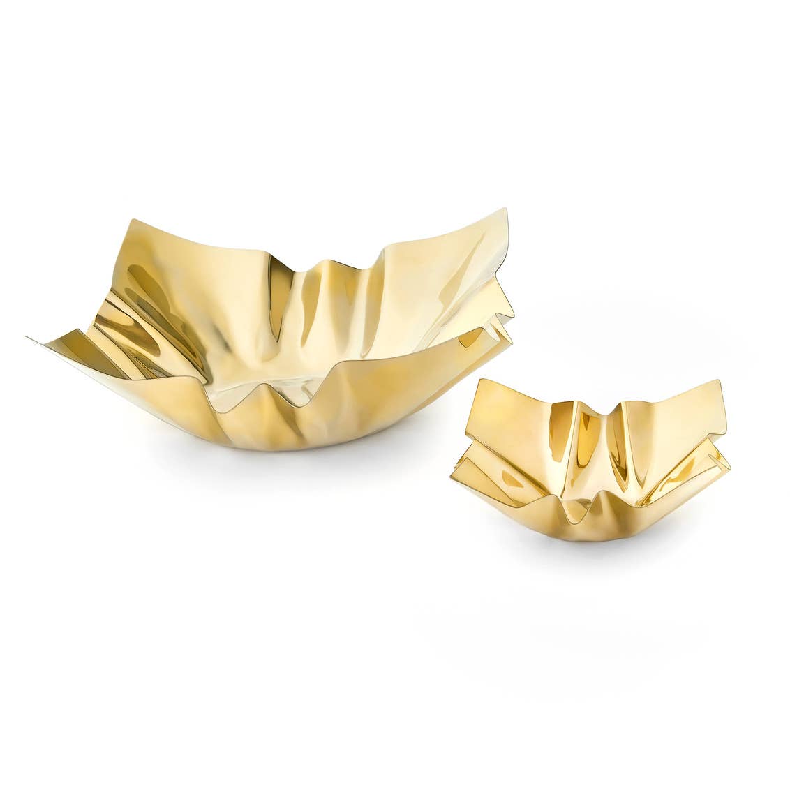 Godinger – wholesale Skål – Cerro Stor Fyrkantig Guldskål2