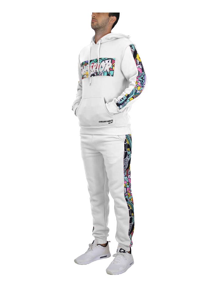 Galaxy By Harvic - Wholesale Lounge Set - Men's - Men's Fleece Hoodie & Jogger Set - SUPERIOR14