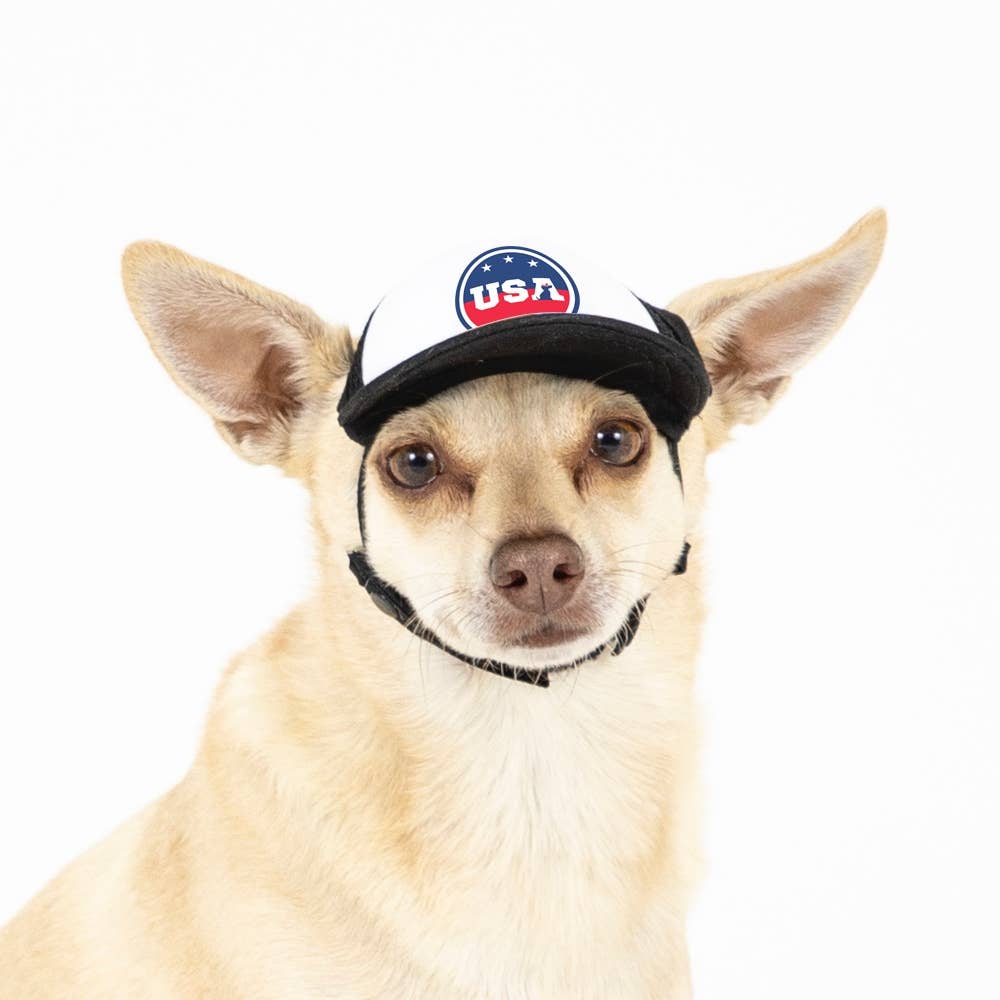 PupLid – wholesale Hatt - Hund – USA Stars Design l Truckerhatt för hundar20