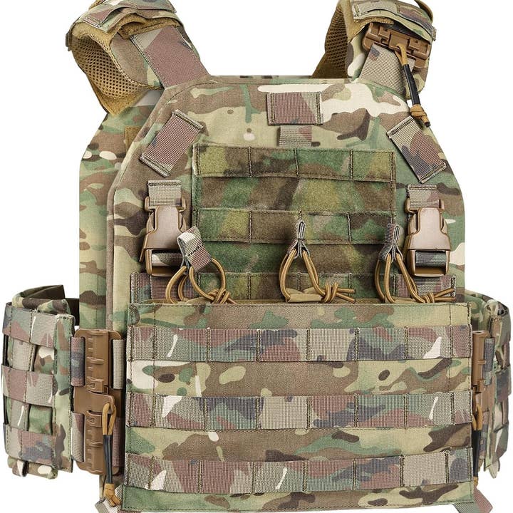 Antarctica Outdoors - Vendita all'ingrosso Ornamenti/decorazioni per esterni - Votagoo Gilet Tattico da Combattimento Outdoor in Nylon 1000D Porta Piastre4