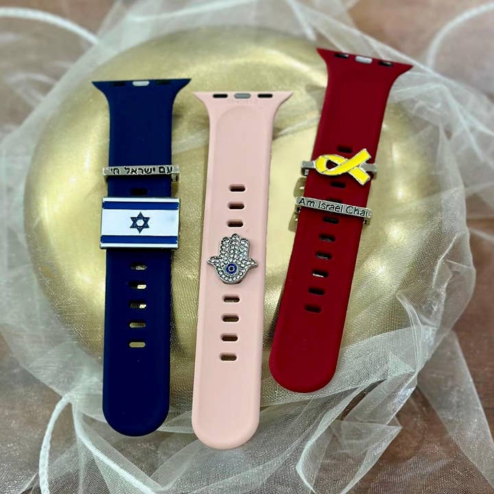 Koch La Ni Jewelry – wholesale Individual charm/pendant – Yellow Ribbon Charm Watch Band – #BringThemHomeNow11