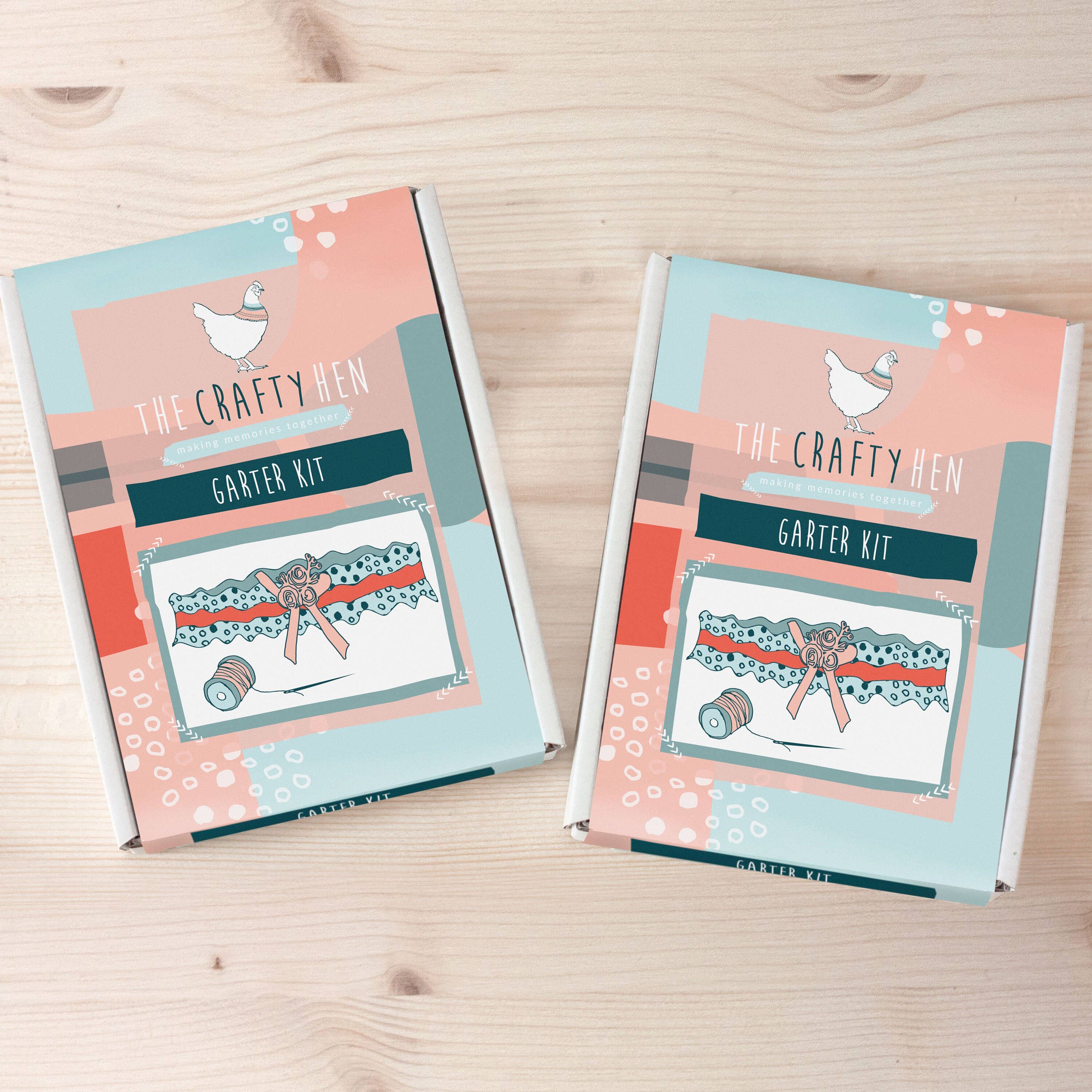 The Crafty Hen – wholesale DIY craft kit – Garter Making Craft Kit9