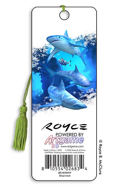 Artgame Ltd. - Wholesale Bookmark - 3D Royce bookmark - Shipwreck1