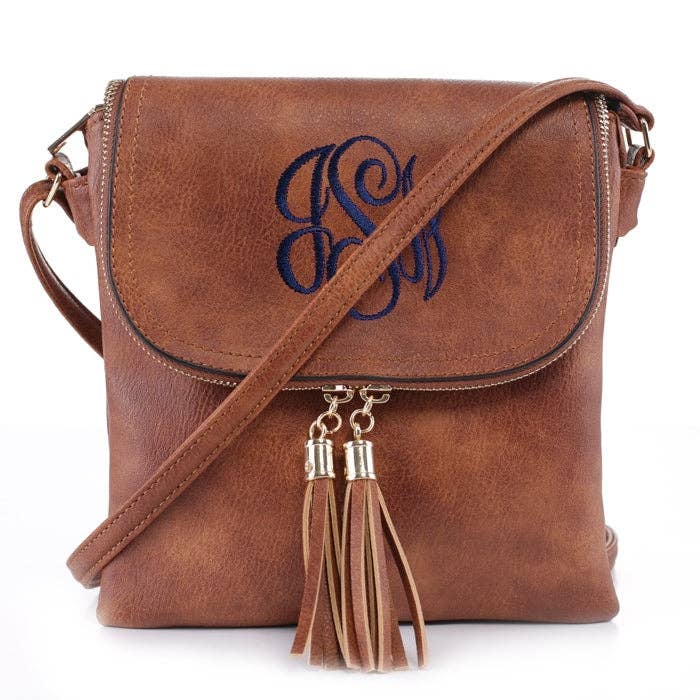 MiMi Wholesale - Wholesale Crossbody Bag - Women's - DJ96152 BJ6152 Monogrammable Flap-over Two Compartment Cross10