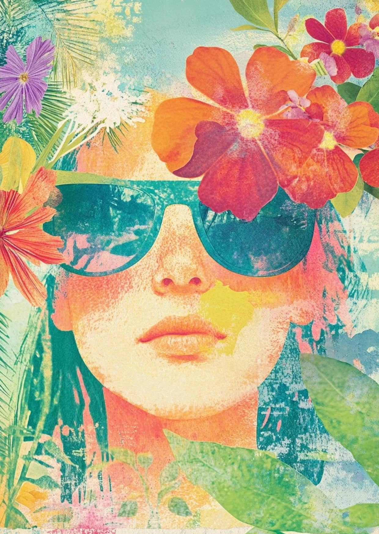 Fripperies - Wholesale Everyday Greeting Card - The art of Summer: Summer Women | Card Fripperies