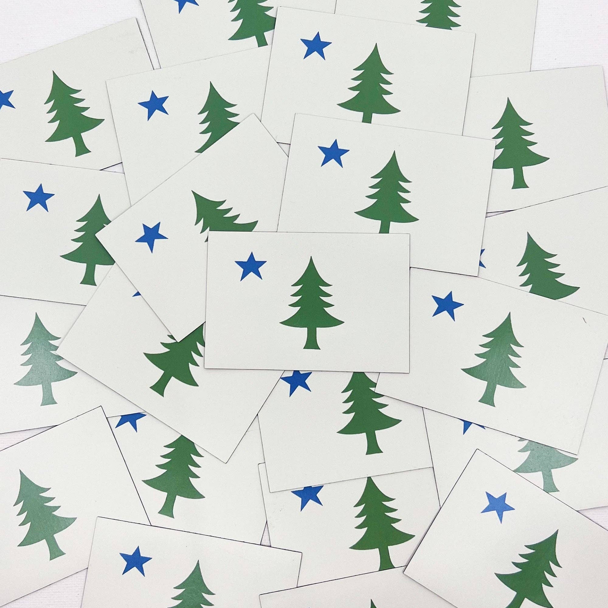 Little Something Co. - Wholesale Magnet - Maine Bicentennial 1901 Flag Magnet1