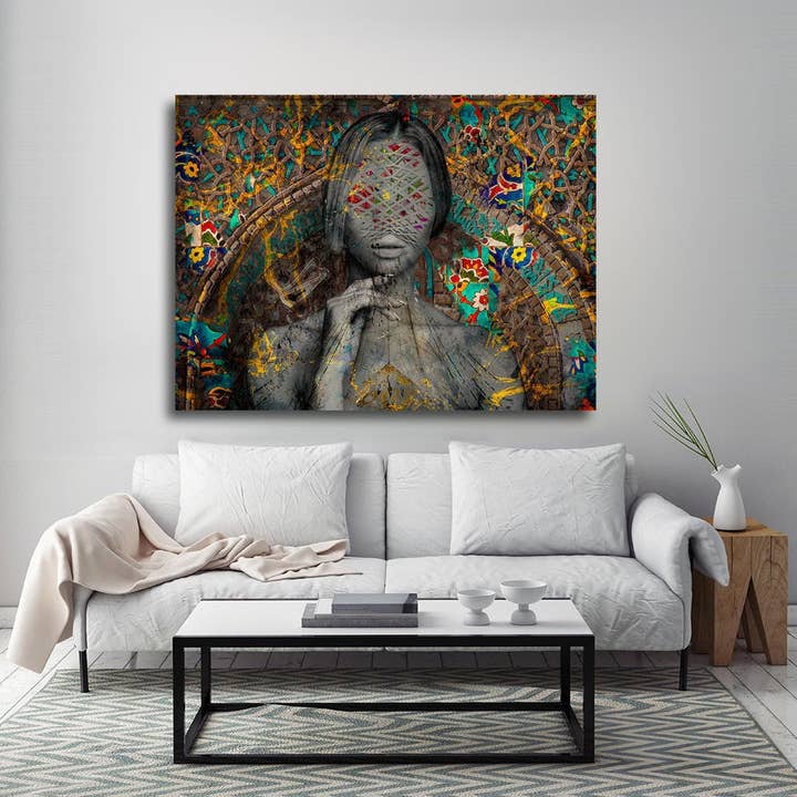 Artorang - Vendita all'ingrosso Stampa artistica - Arte su tela della ragazza persiana e della cultura persiana | Arte della parete persiana su tela | Decorazioni per la casa persiana | Arte araba |
