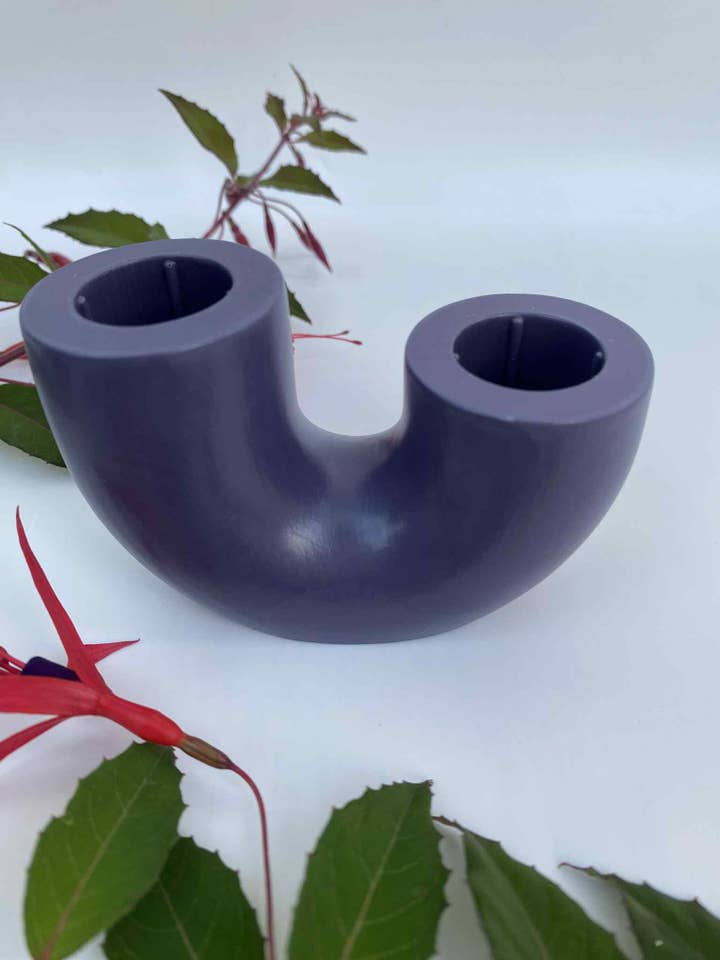 Modern Curved Candlestick Holder for wholesale by Little Lottie’s