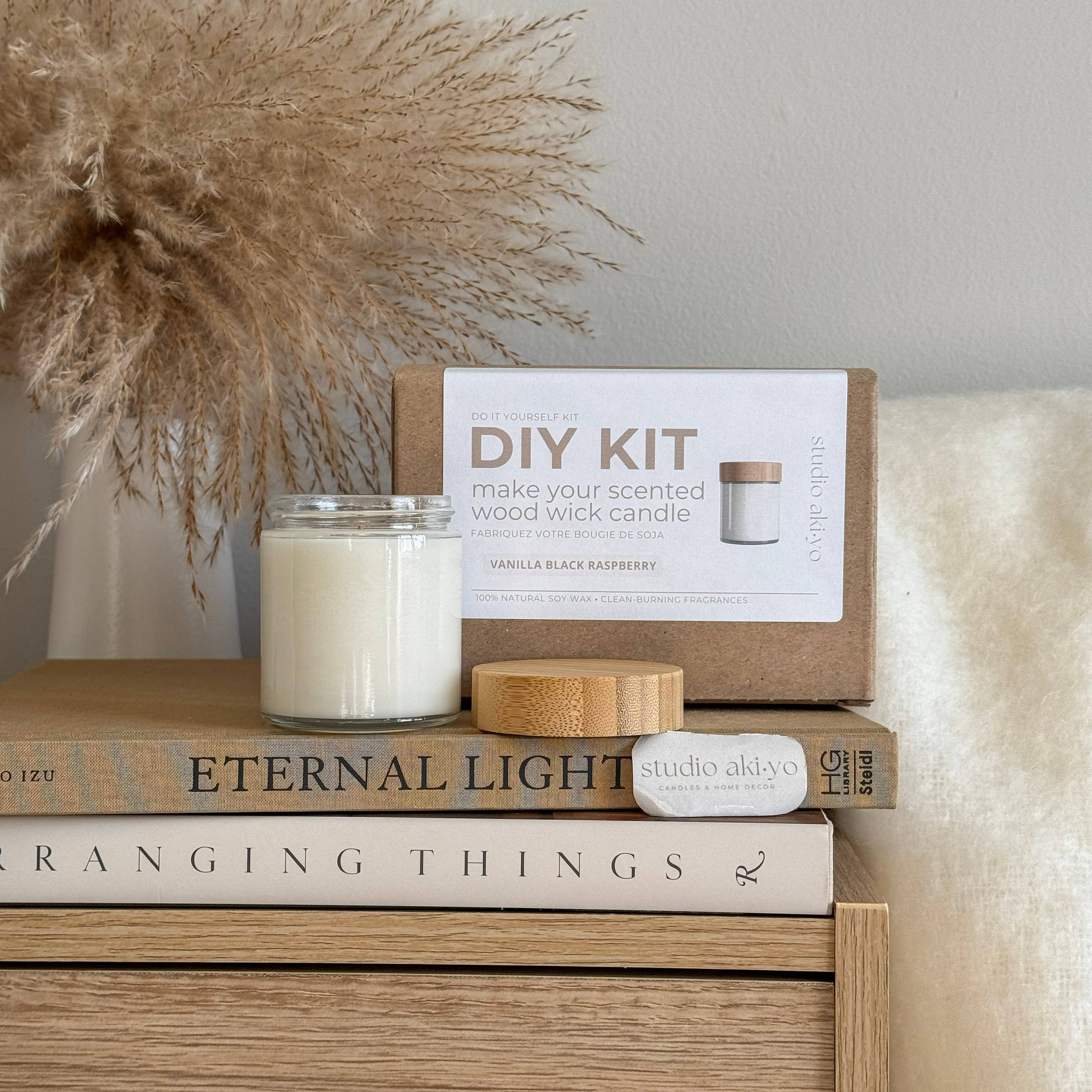 Studio Akiyo - Wholesale DIY Craft Kit - Sea Salt Sage DIY Candle Making Kit | Fun Adult Craft Kit1