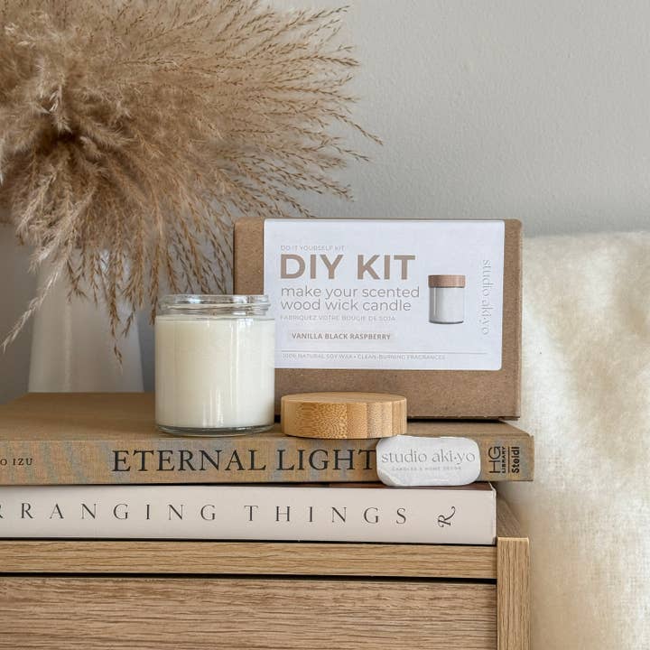 Studio Akiyo - Wholesale DIY Craft Kit - Sea Salt Sage DIY Candle Making Kit | Fun Adult Craft Kit1