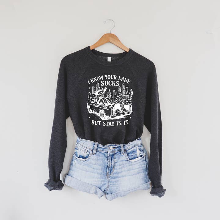 Funny Skeleton Crewneck Sweatshirt | Hoodie 141 for wholesale by 208 Tees