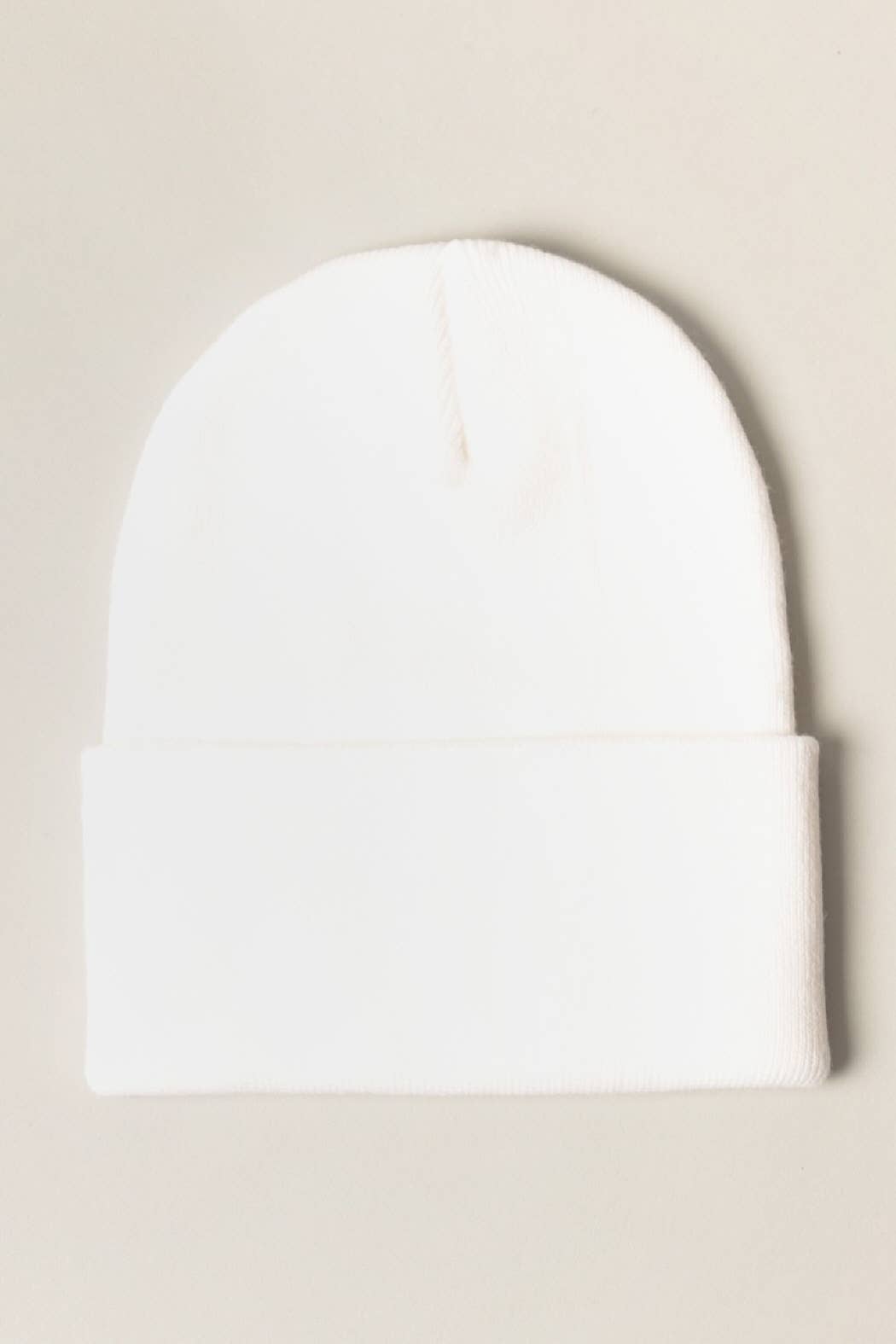 Fashion City - Wholesale Beanie - Dames - Winter effen kleur manchet gebreide muts17