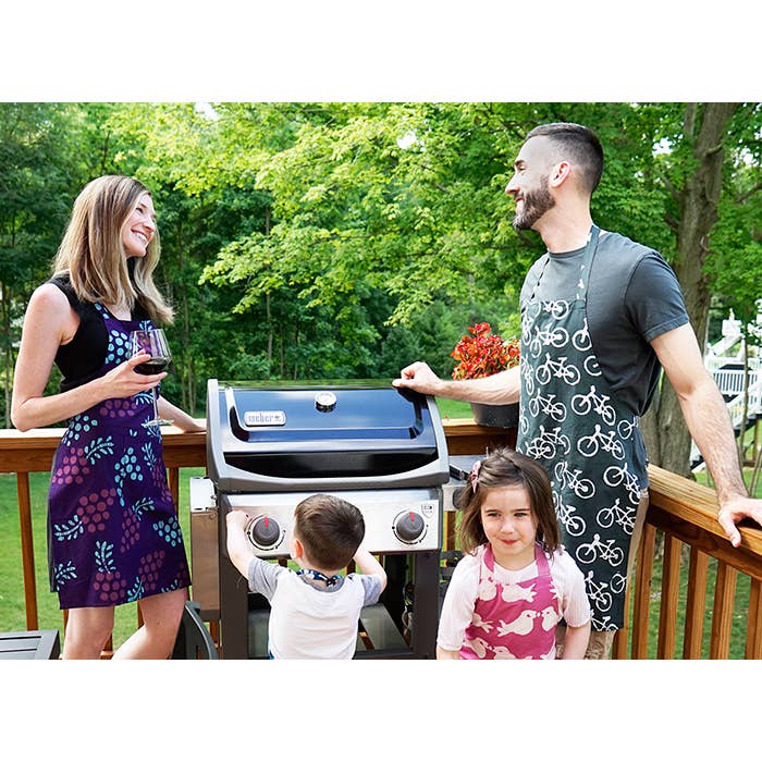 Global Mamas - Wholesale Apron - Apron Reversible: Chickens - Gold-Organic3